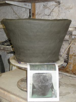 September 2012 - making the pot